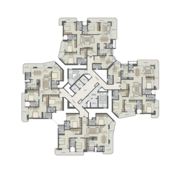 Sobha 106 3BHK Plan Image